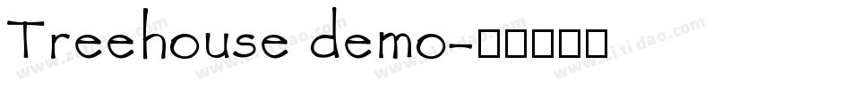 Treehouse demo字体转换